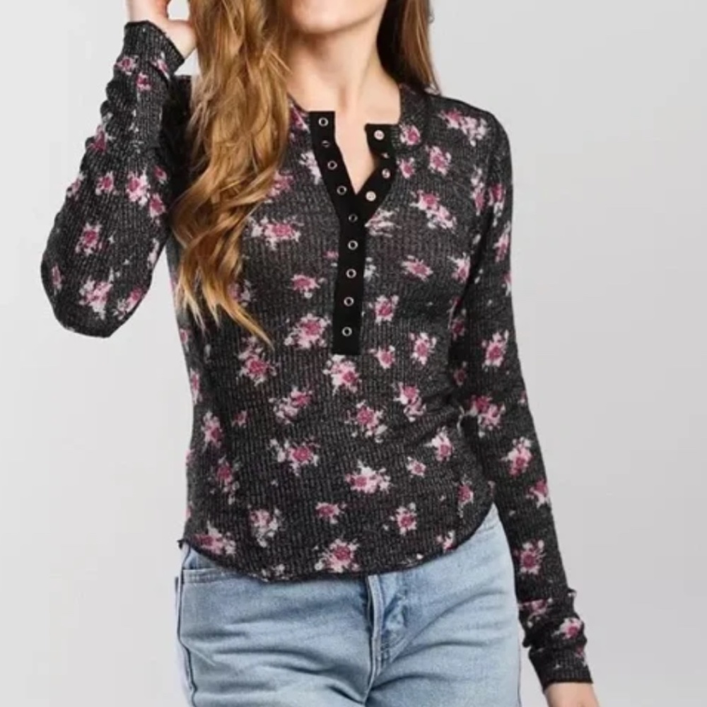 Free People One of The Girls Henley
